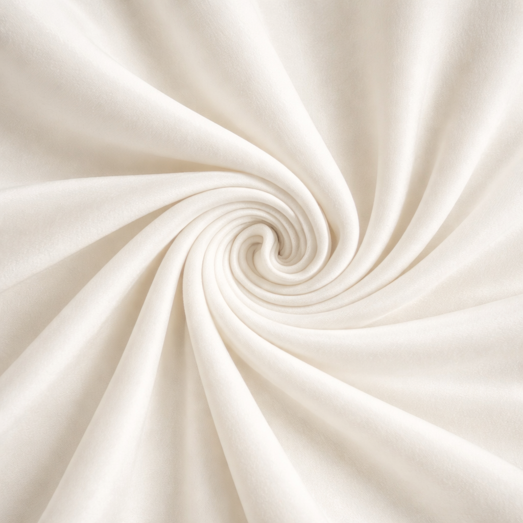 Stretch Velvet fabric in Ivory for truss covers