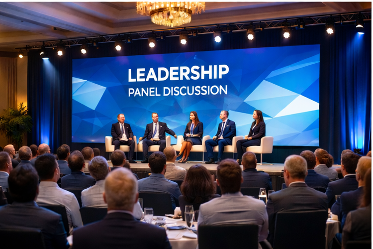 Corporate panel LED wall production