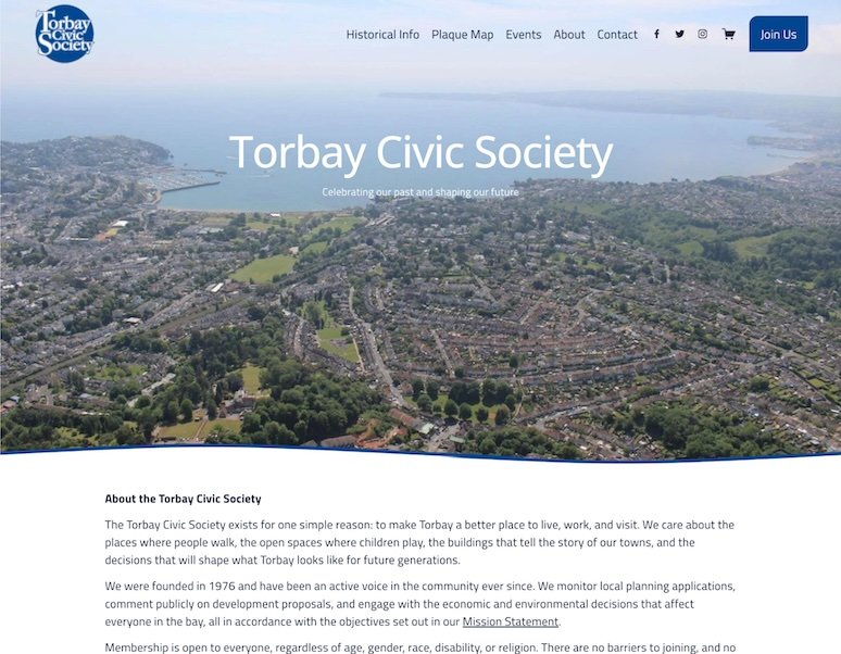 Proposed design — desktop view