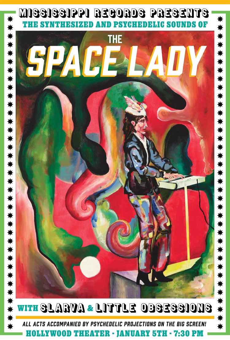 Space Lady Poster