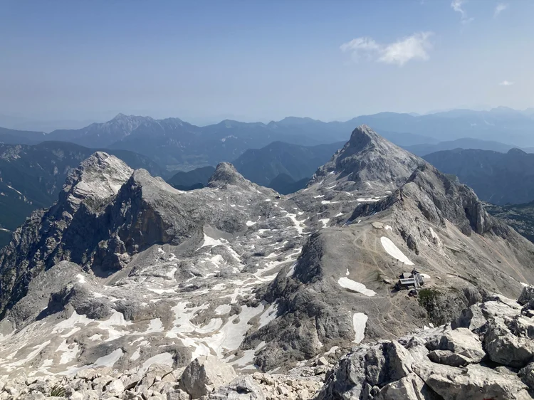 Blick vom Mali Triglav, Slowenien