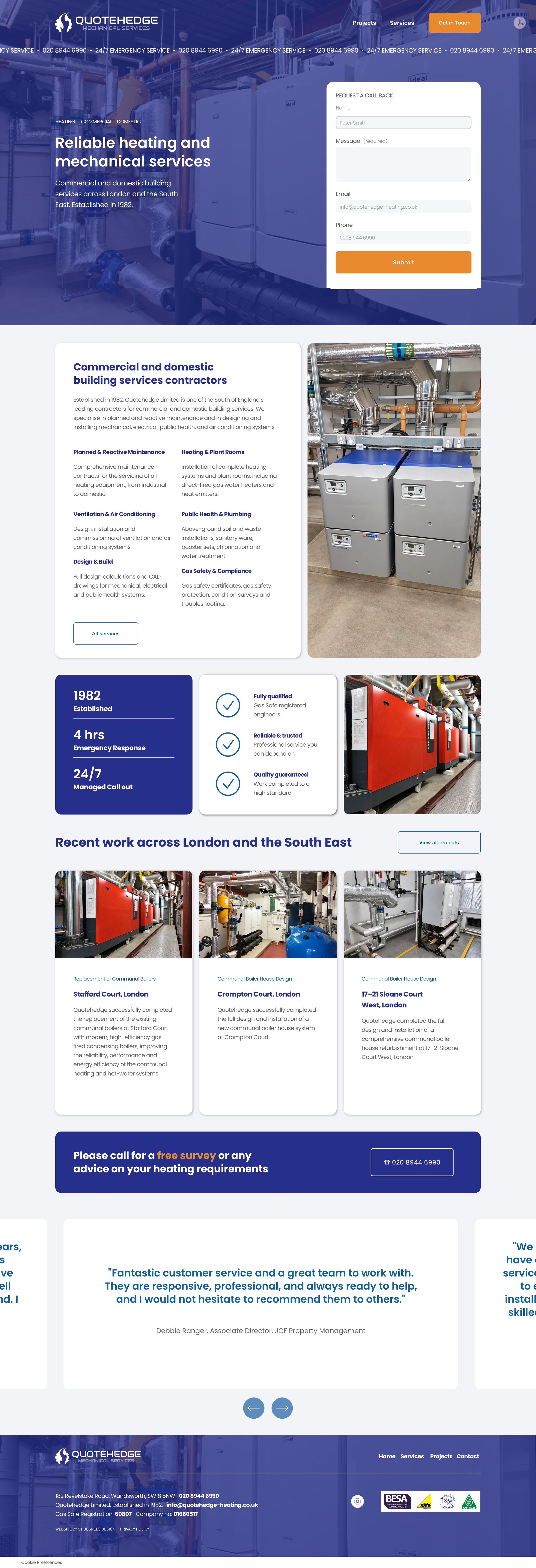 Jim's Gym new homepage, full length
