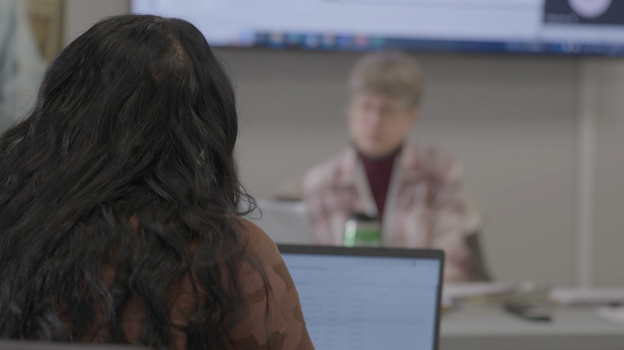 Indigenous Student Working