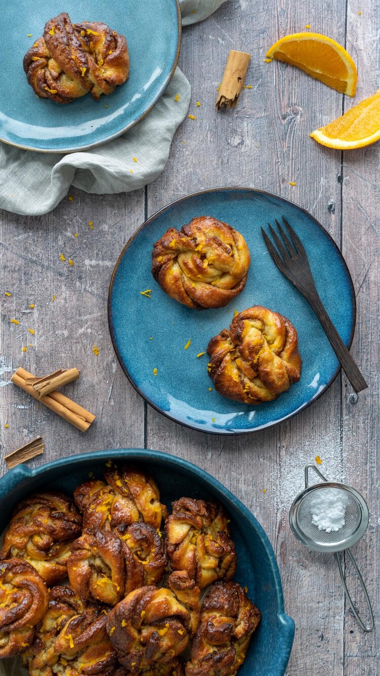 Gluten-free Cinnamon & Orange Babka Buns