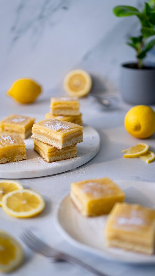 No Added Sugar Lemon Bar