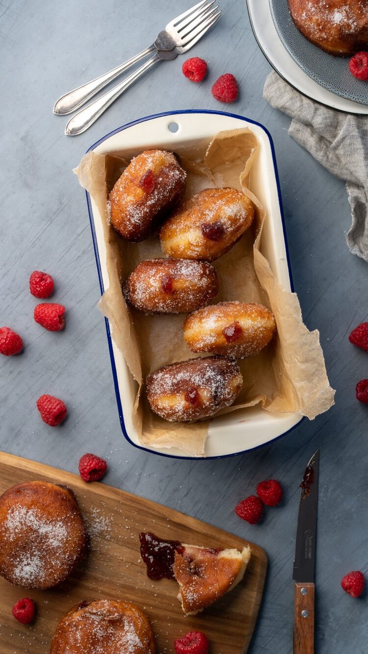 Vegan Jam Doughnuts