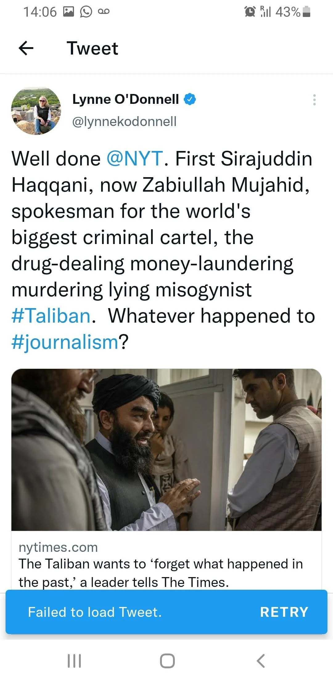 Twitter Taliban Spokesman