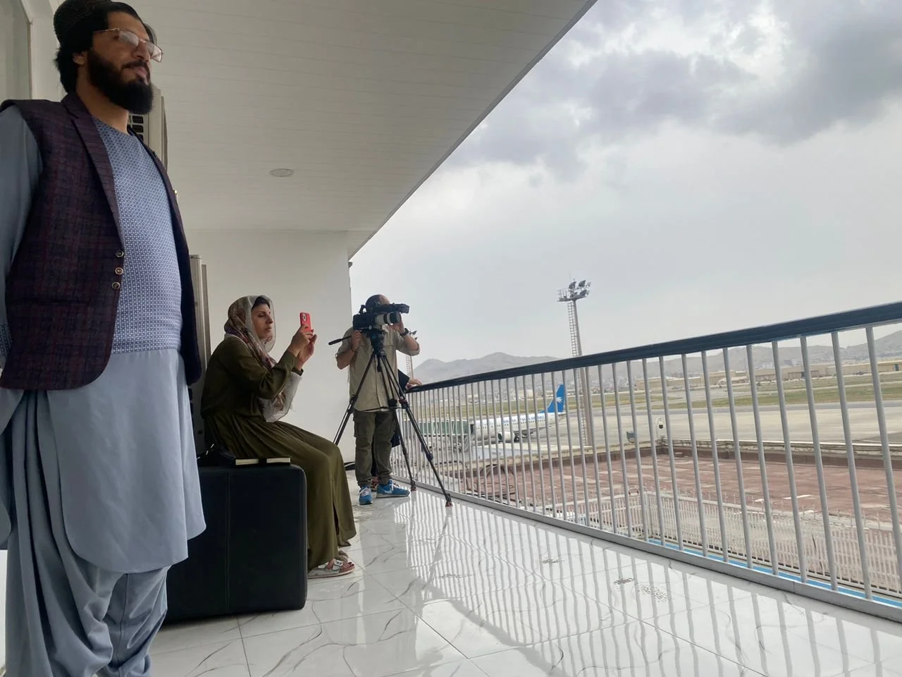 Filming in Kabul