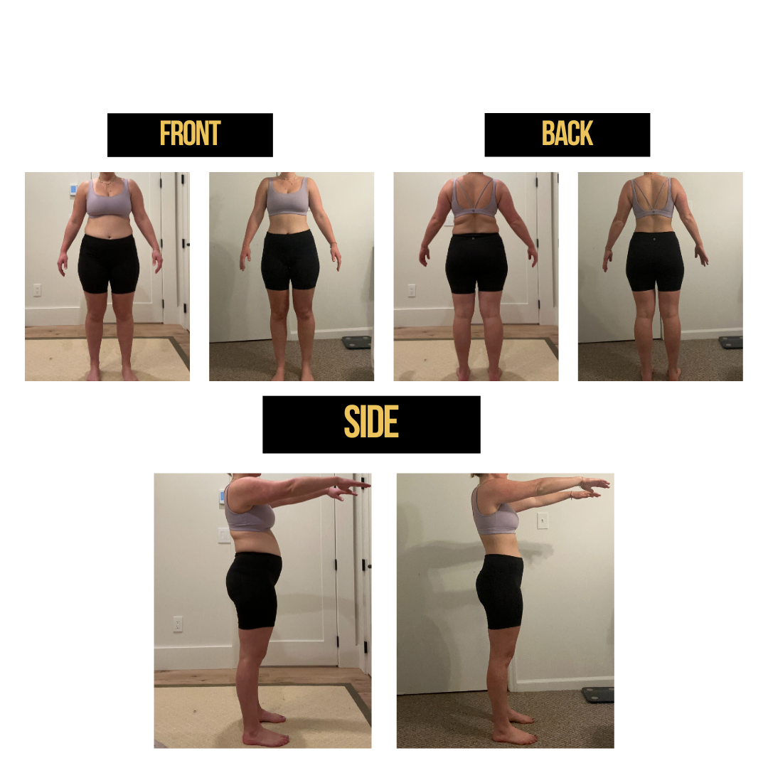 Maddie before and after The Bridal Bootcamp