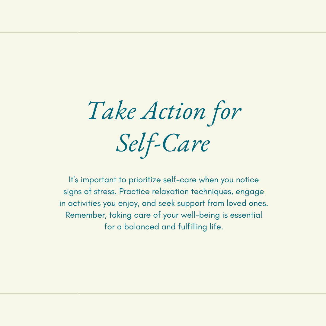 Slide 5: Take Action for Self-Care