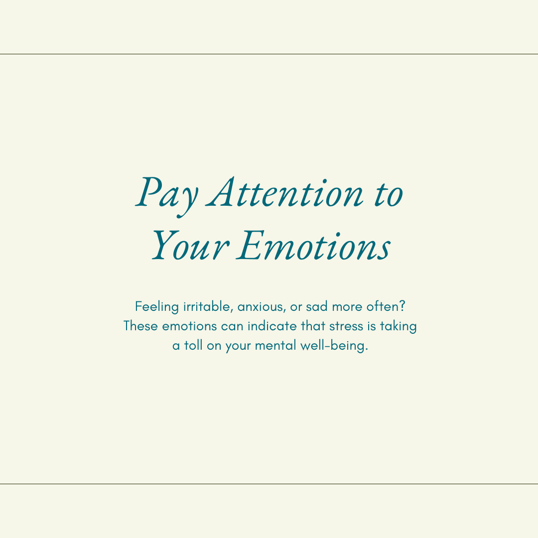 Slide 3: Pay Attention to Your Emotions
