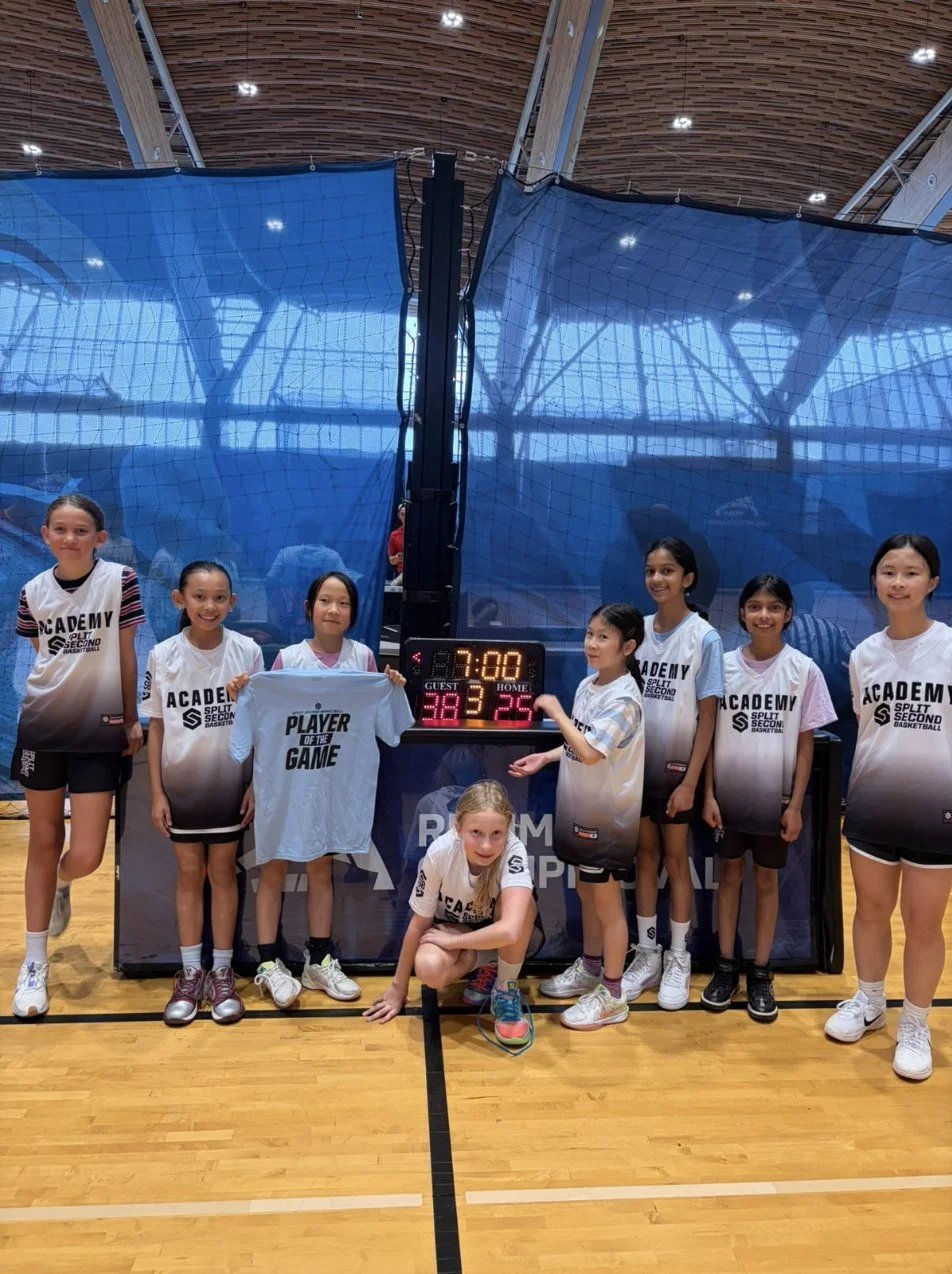 The Dream team photo with the Player of the Game shirt