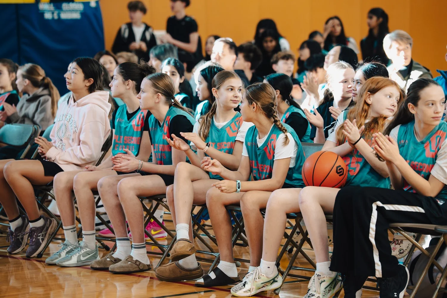 Cobra players in the crowd during the Kahoot game