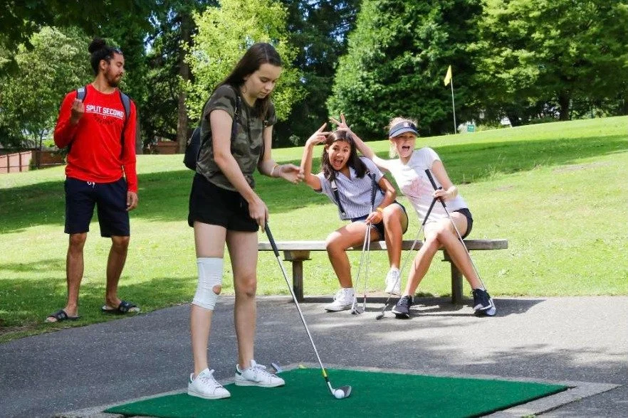 ED at the Junior Coaches golf day