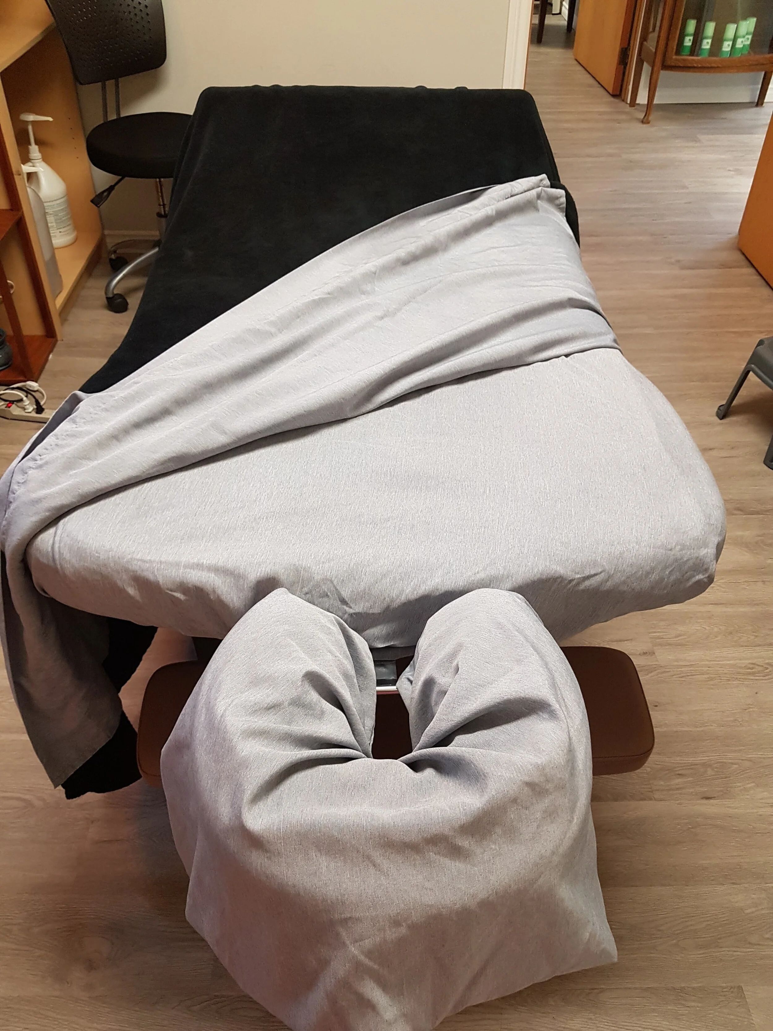 Massage table at Just Relax with Louise