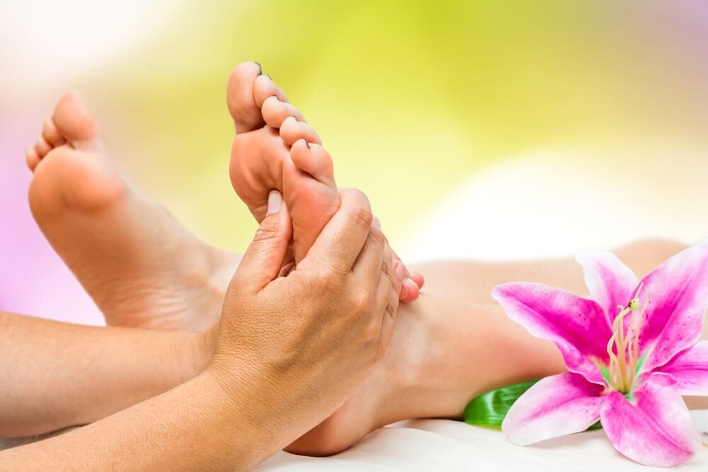 Reflexology treatment