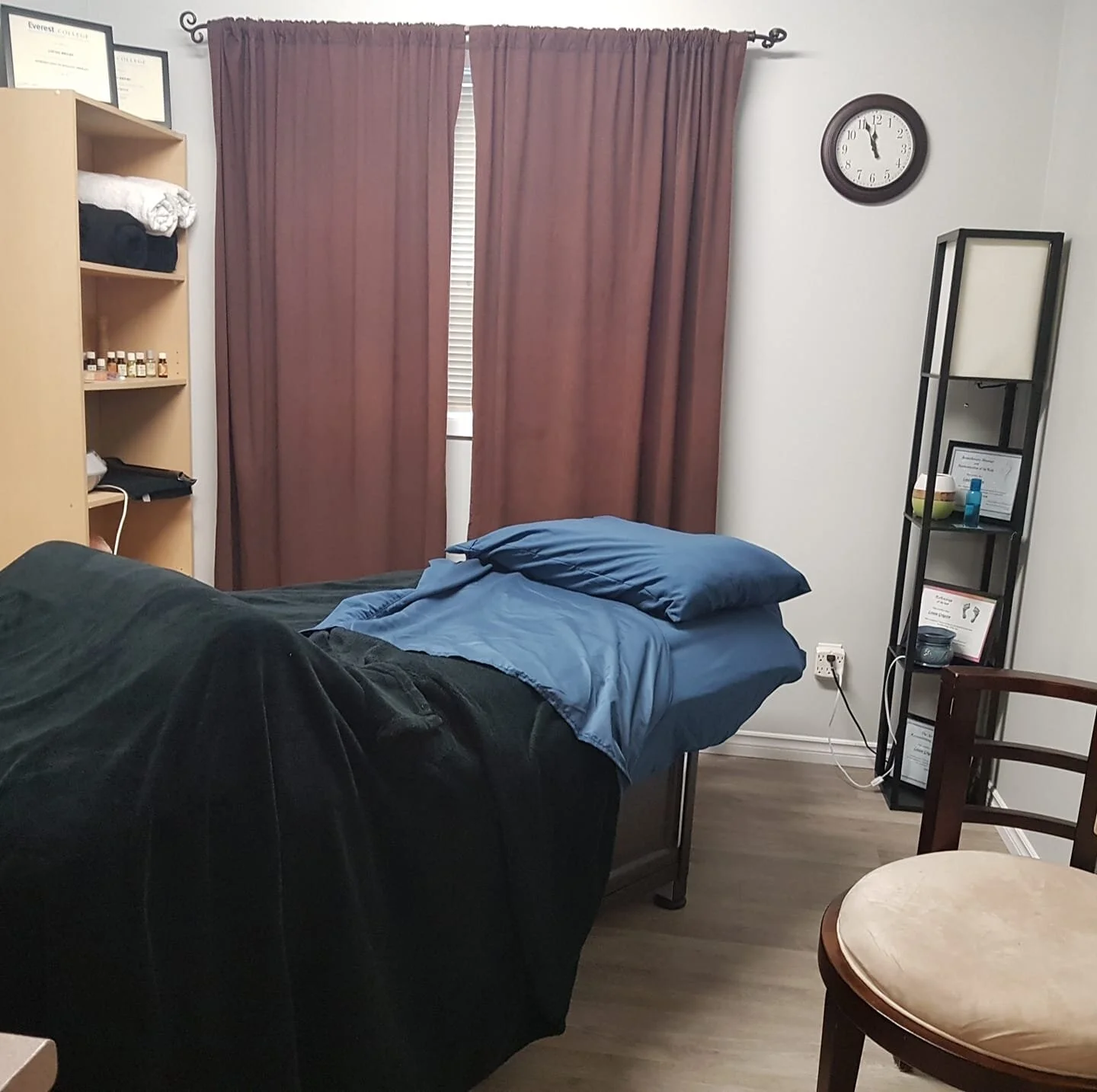 Massage room at Just Relax with Louise