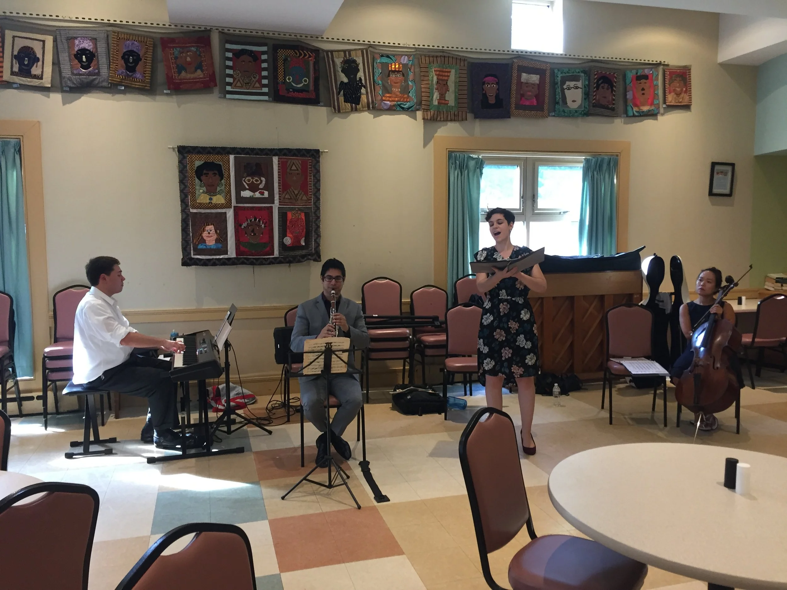 VMA student ambassador participating in community outreach