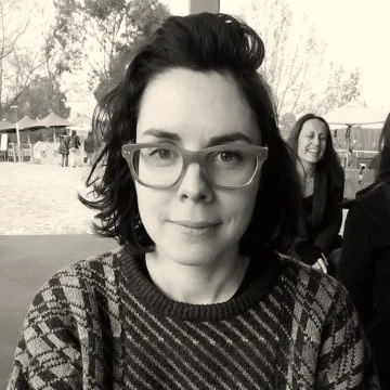 A participant looking into the camera