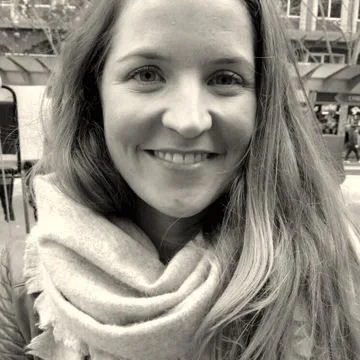 A participant looking into the camera