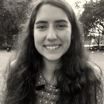 A participant looking into the camera