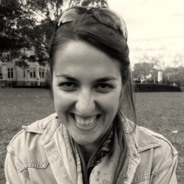 A participant looking into the camera