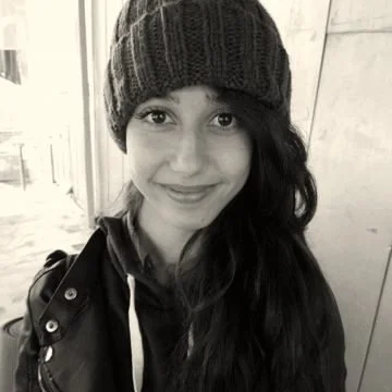 A participant looking into the camera