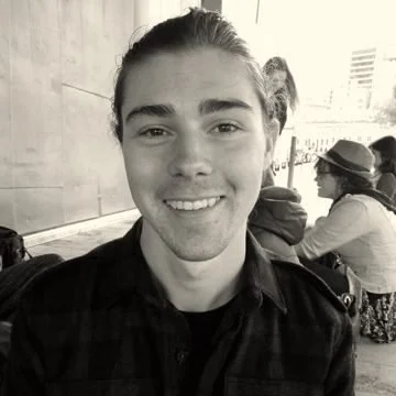 A participant looking into the camera