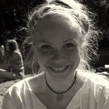 A participant looking into the camera