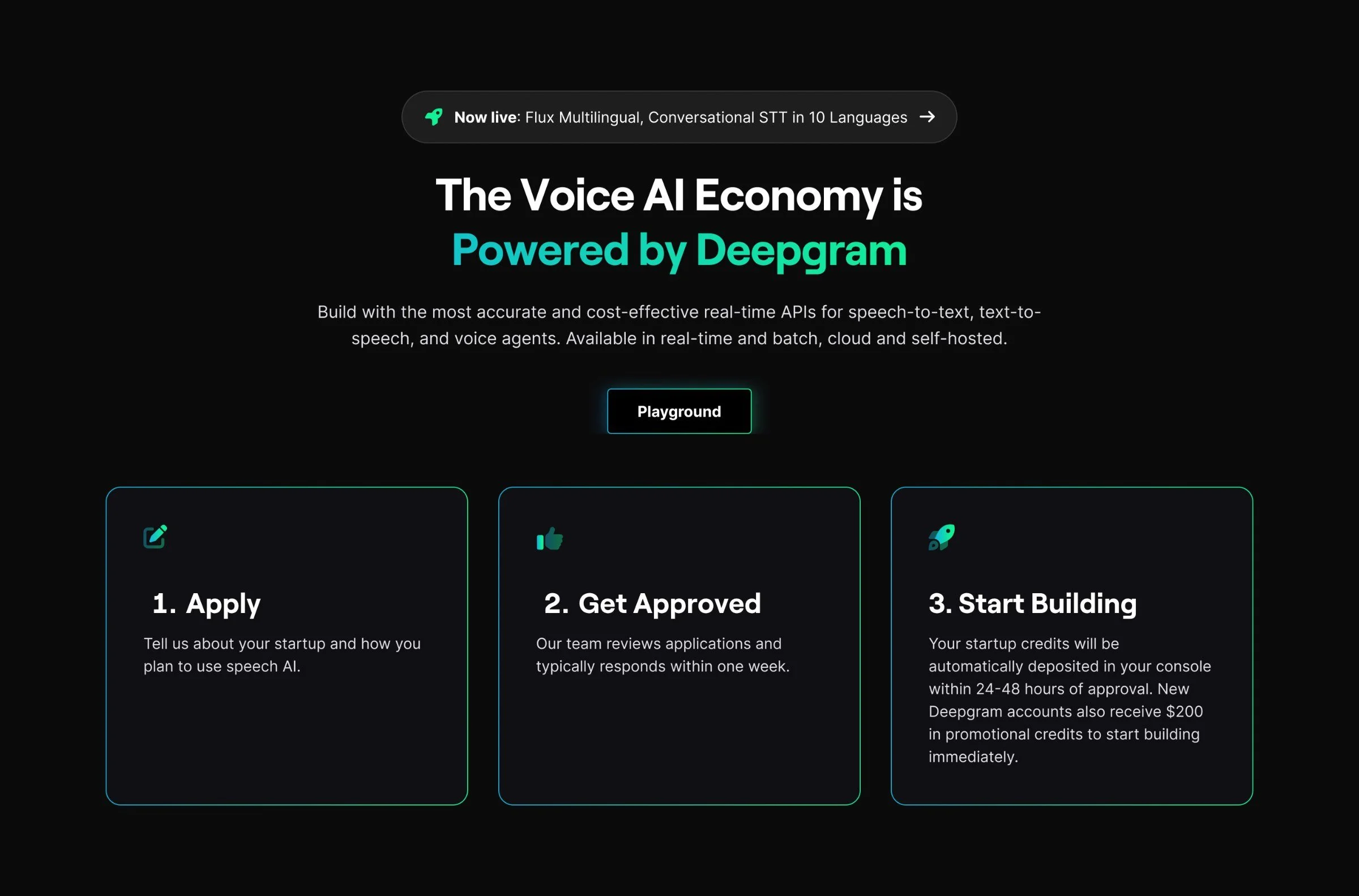 Startup Program: Apply, Get Approved, Start Building