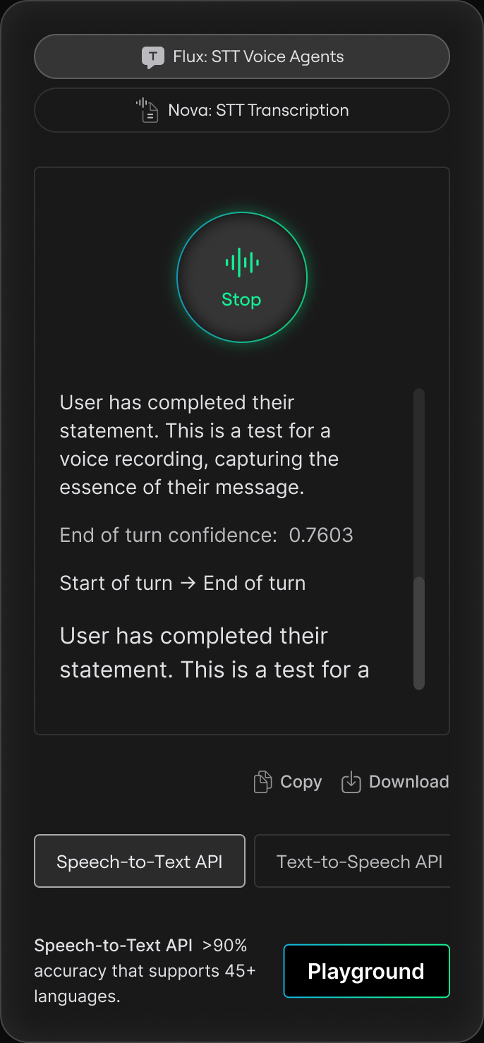 Slidebox on mobile: Flux with end-of-turn confidence