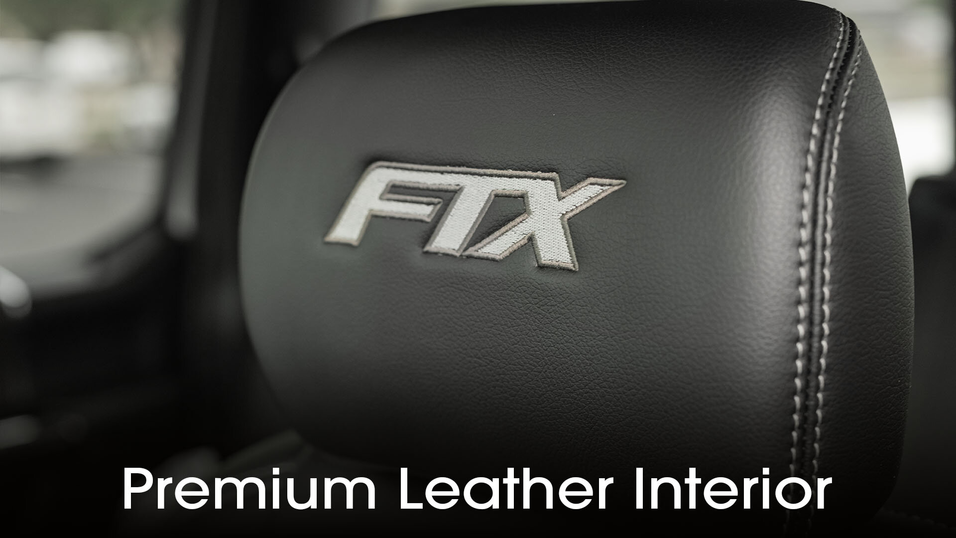 F350 FTX premium leather interior