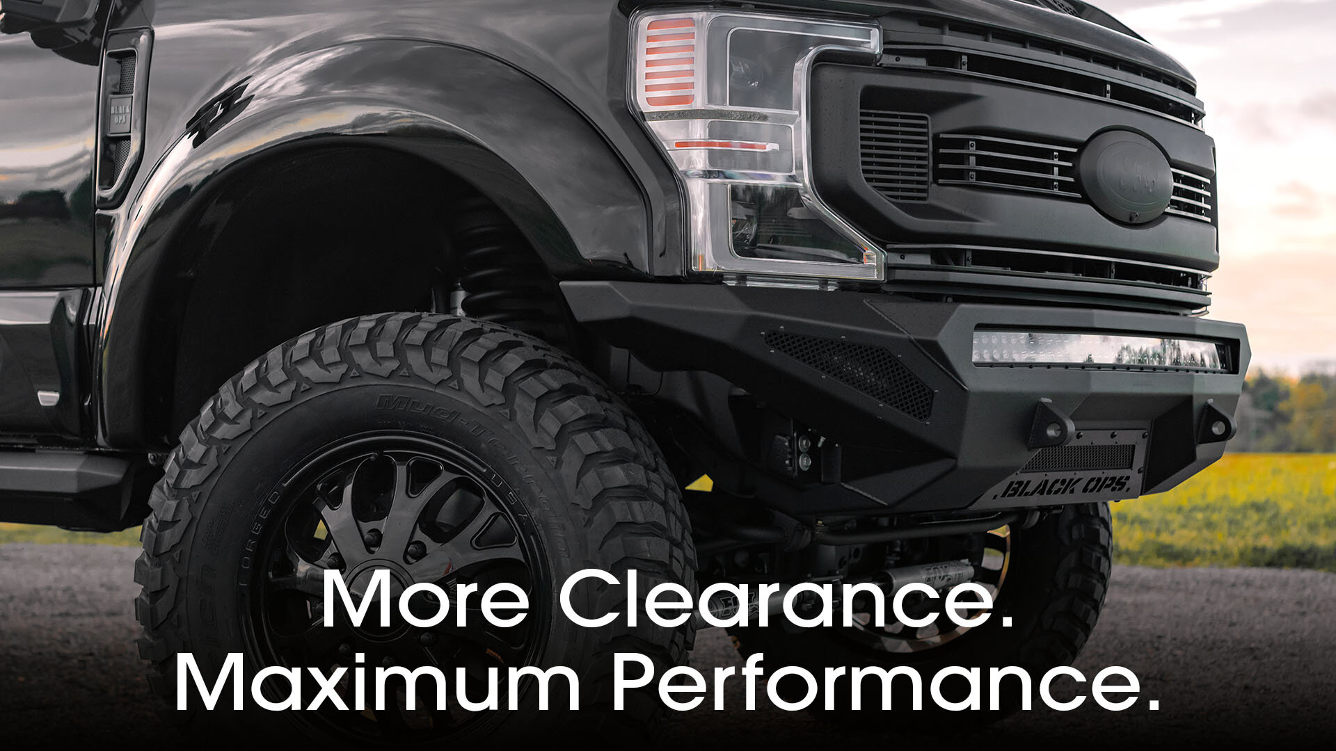 F350 Black Ops High Clearance Bumper