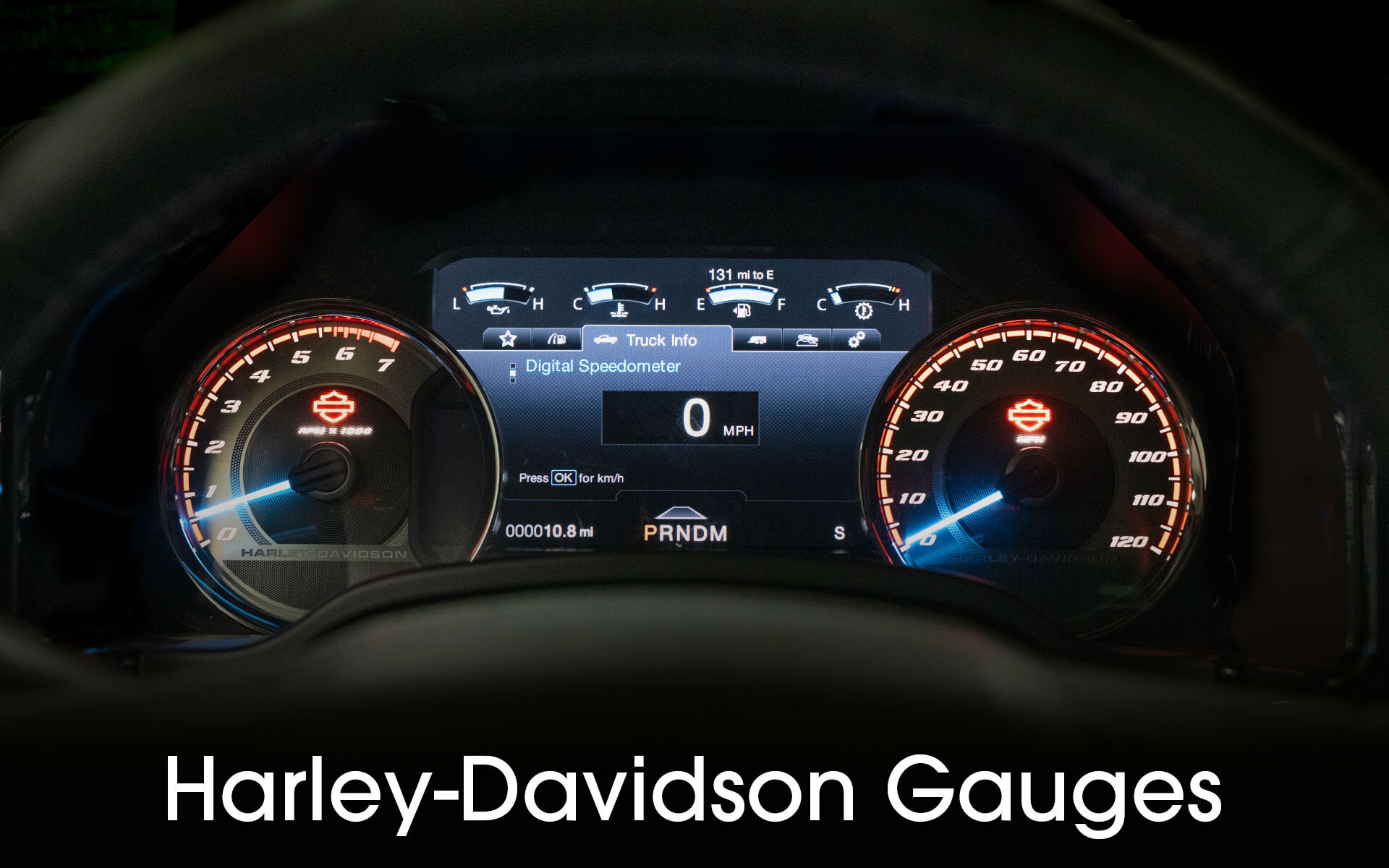 F150 Harley-Davidson Custom Gauge Cluster