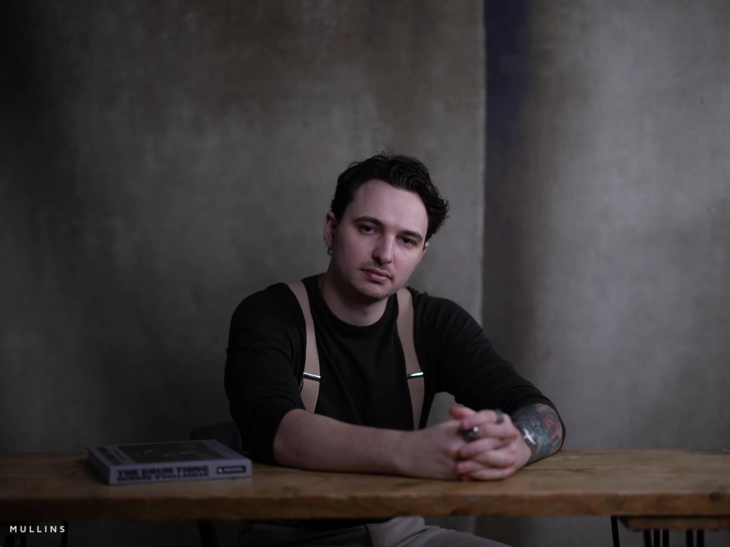 Before edit portrait photographed with Fujifilm GFX in the studio