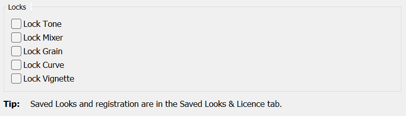  Locks box with all lock checkboxes visible