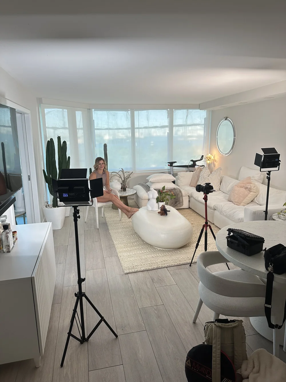On location for the Volando shoot