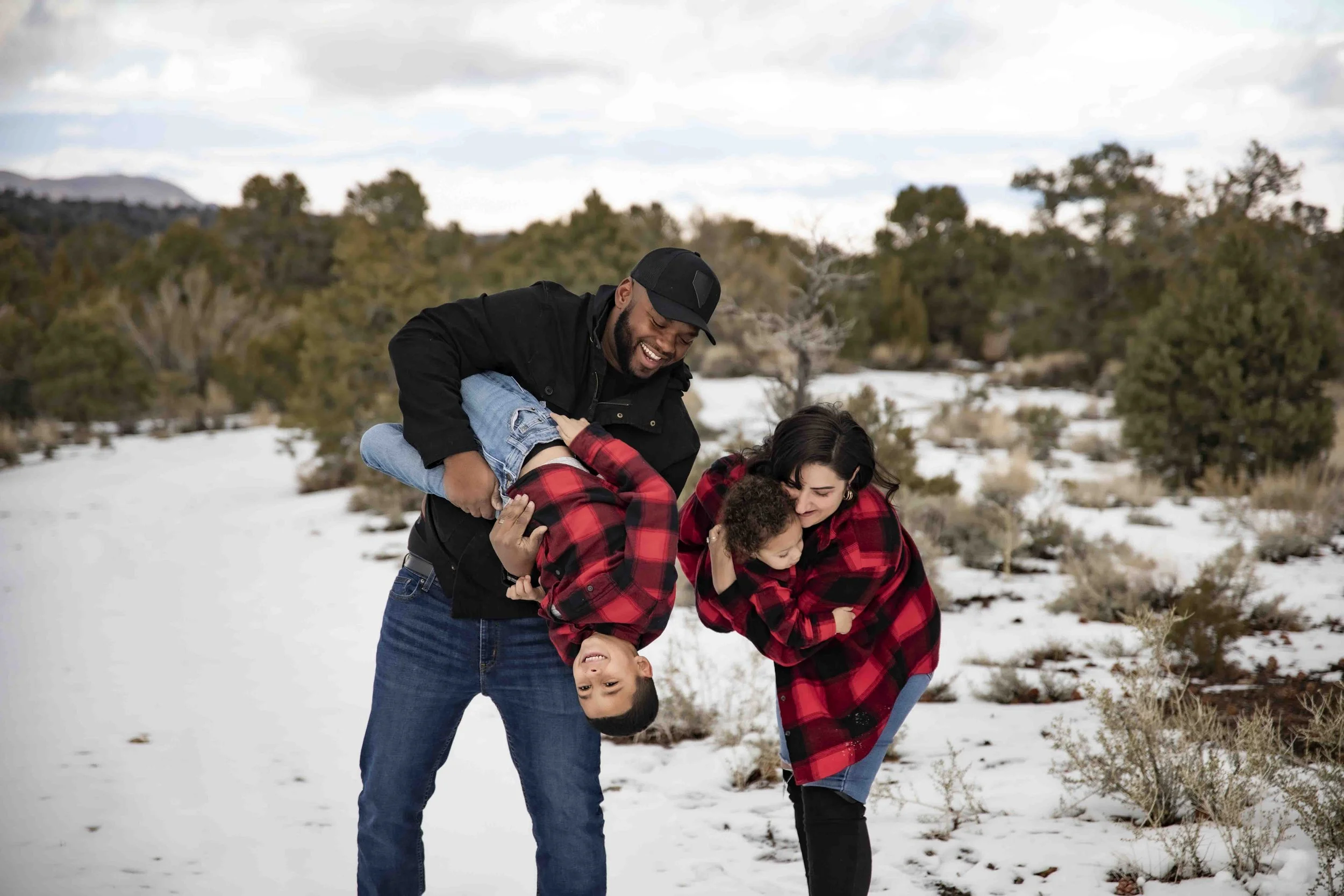 Finished family portrait by T3 Photography