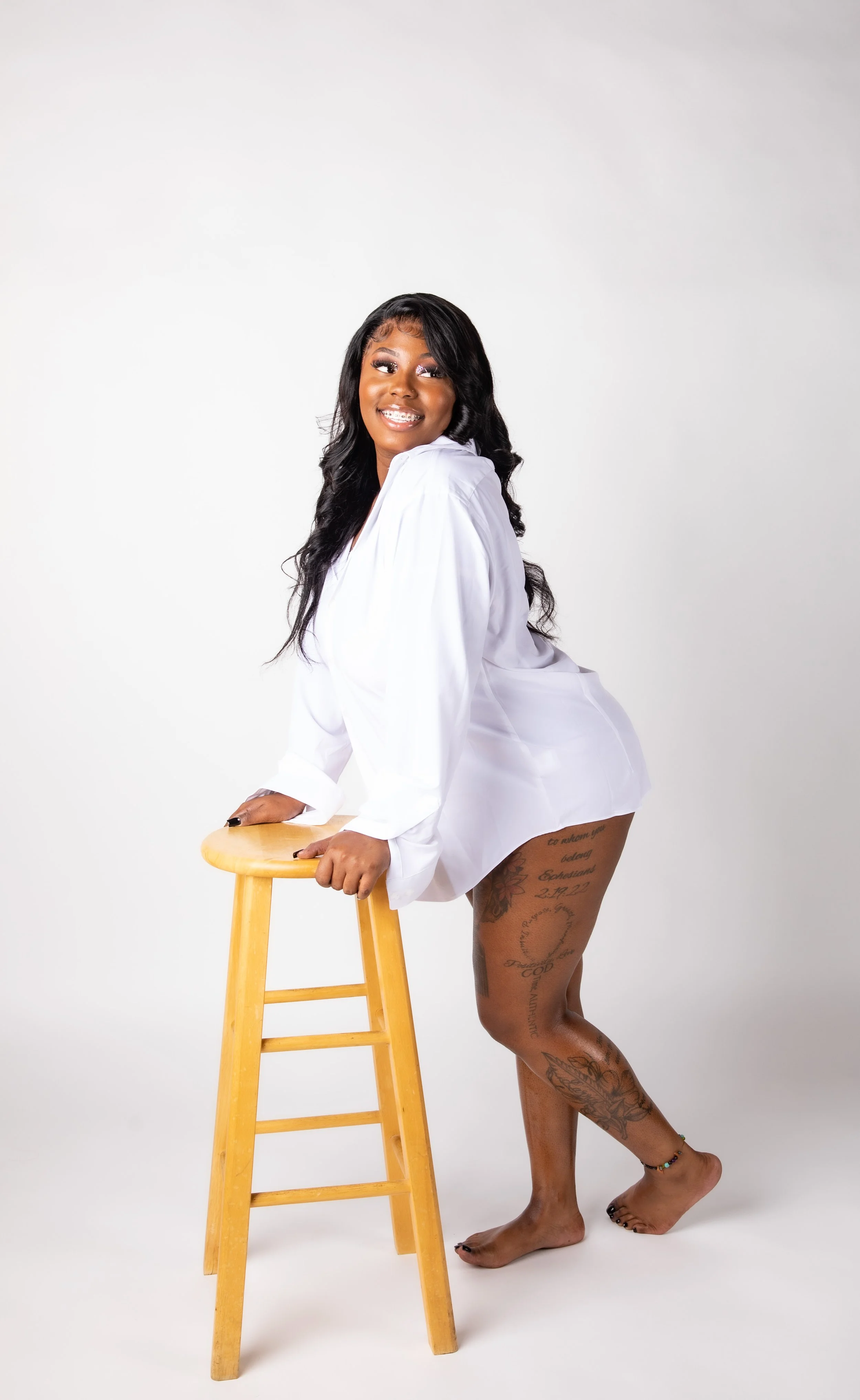 Bright studio portrait by T3 Photography