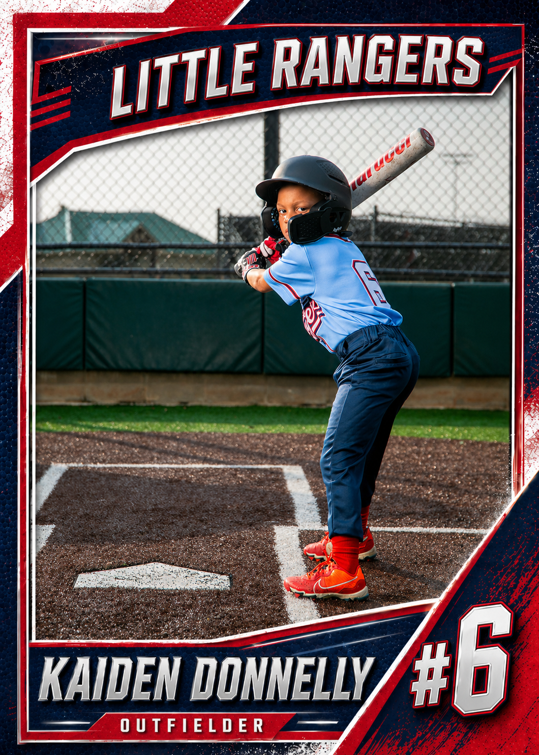 Kaiden baseball card