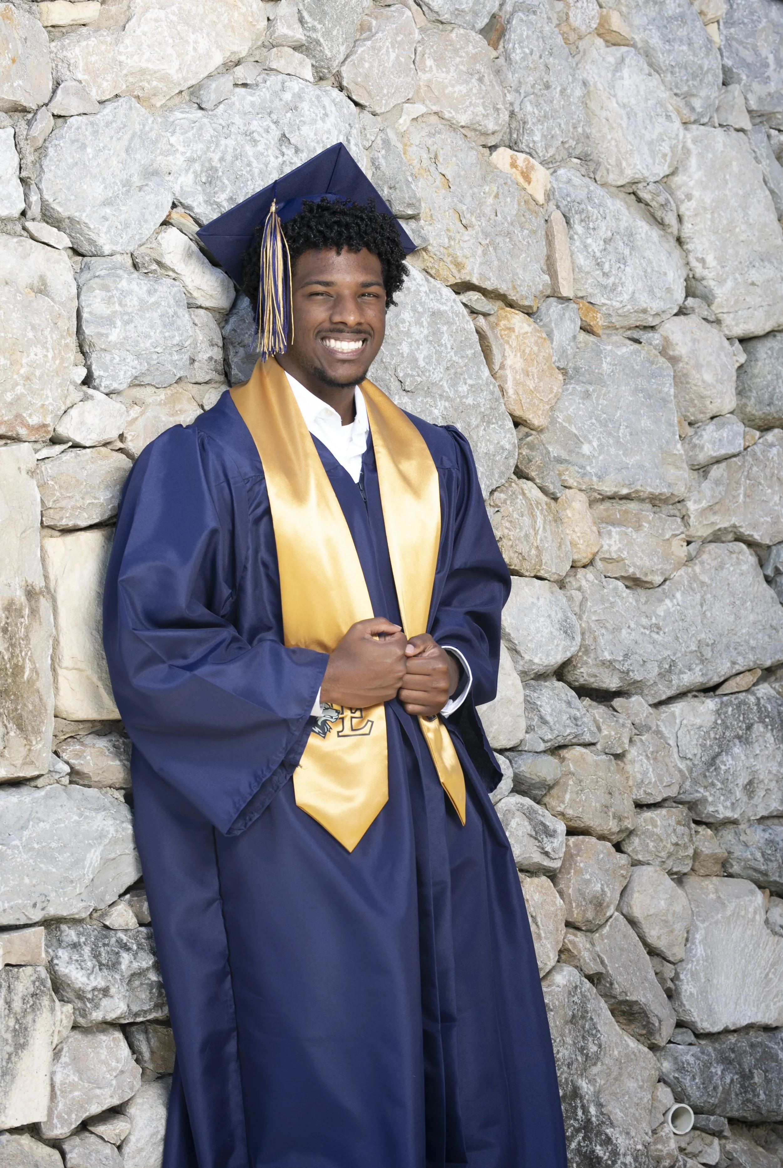 Polished graduation look