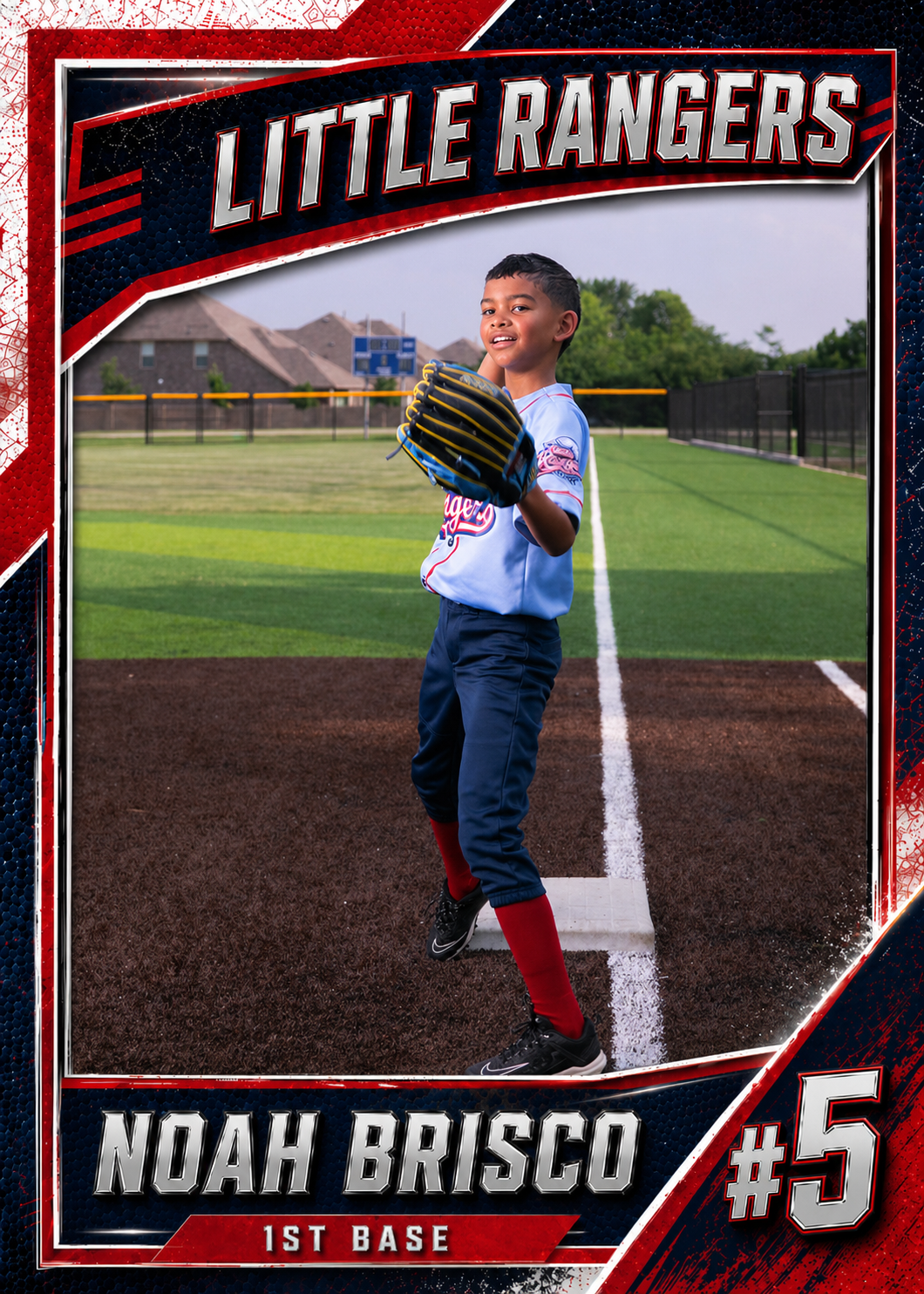 Noah baseball card