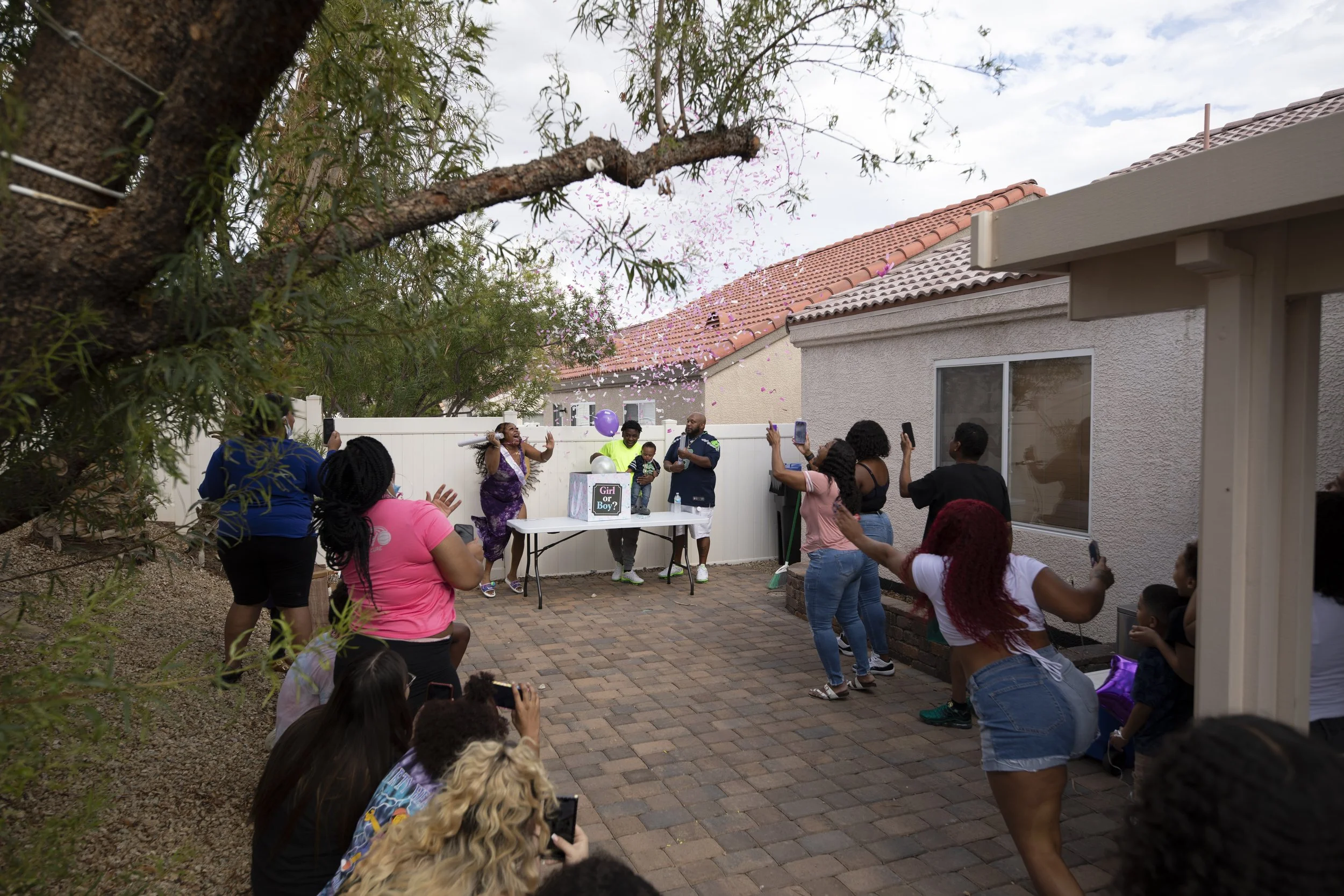 Gender reveal event