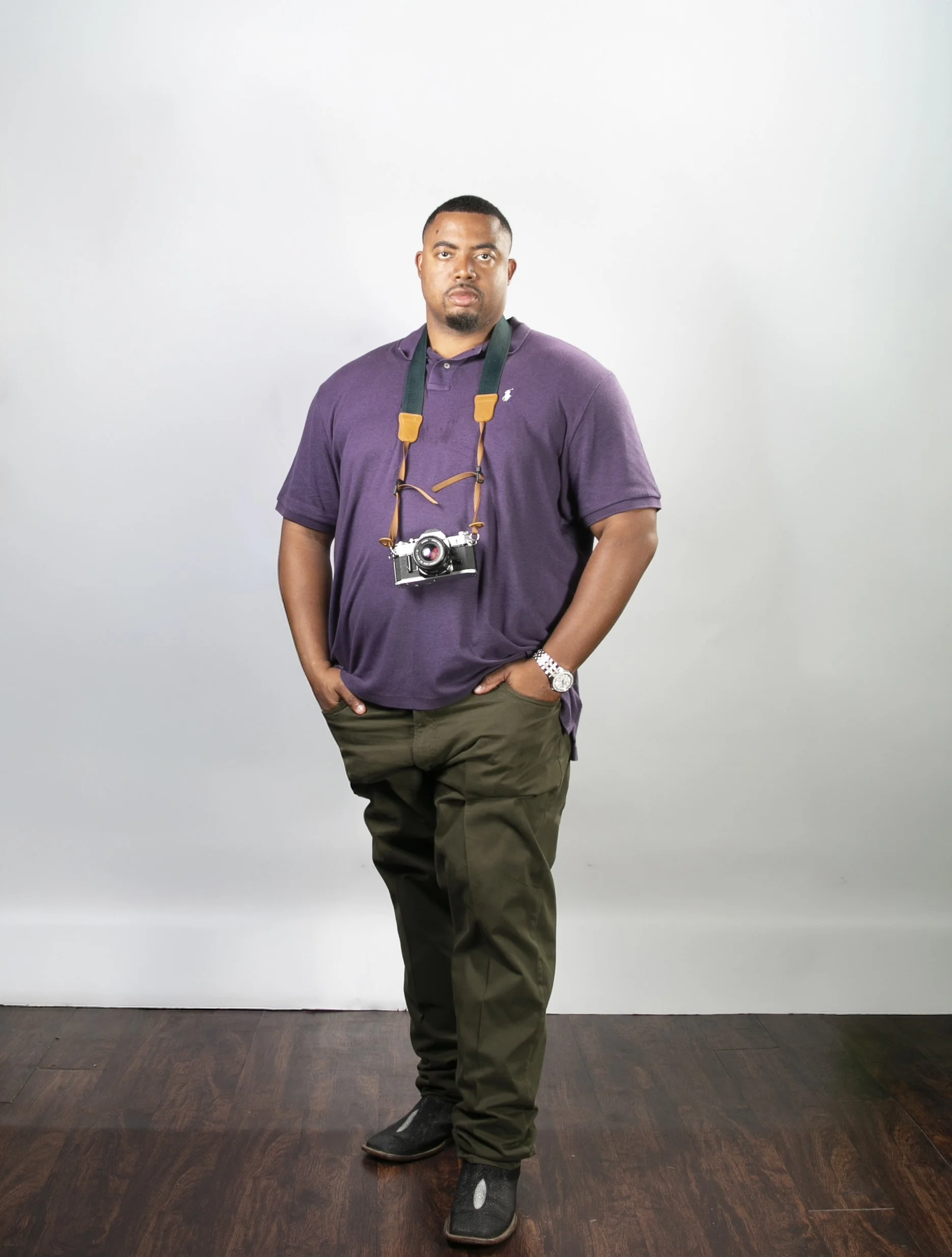 Trent from T3 Photography with camera