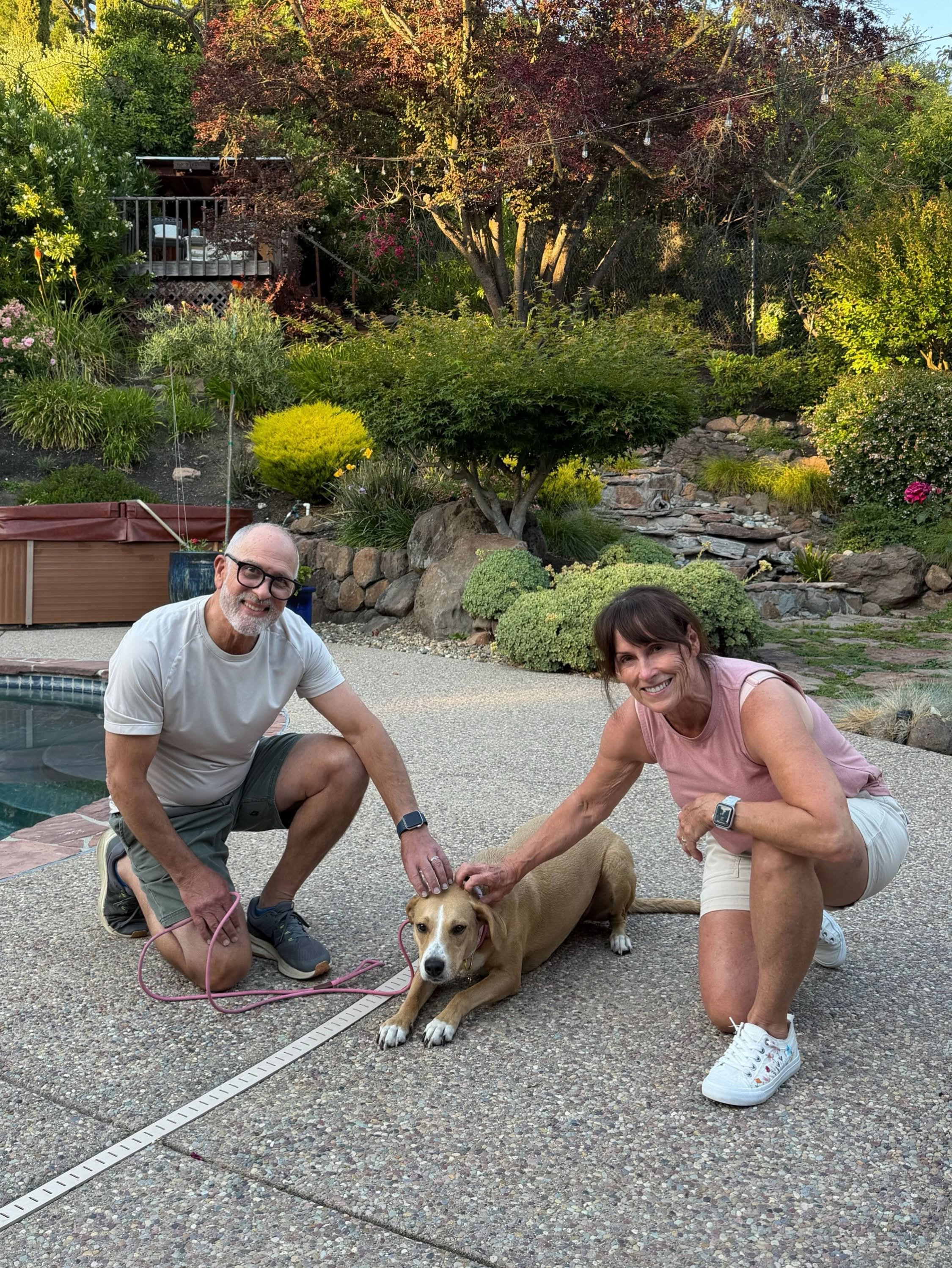 Peach with new family