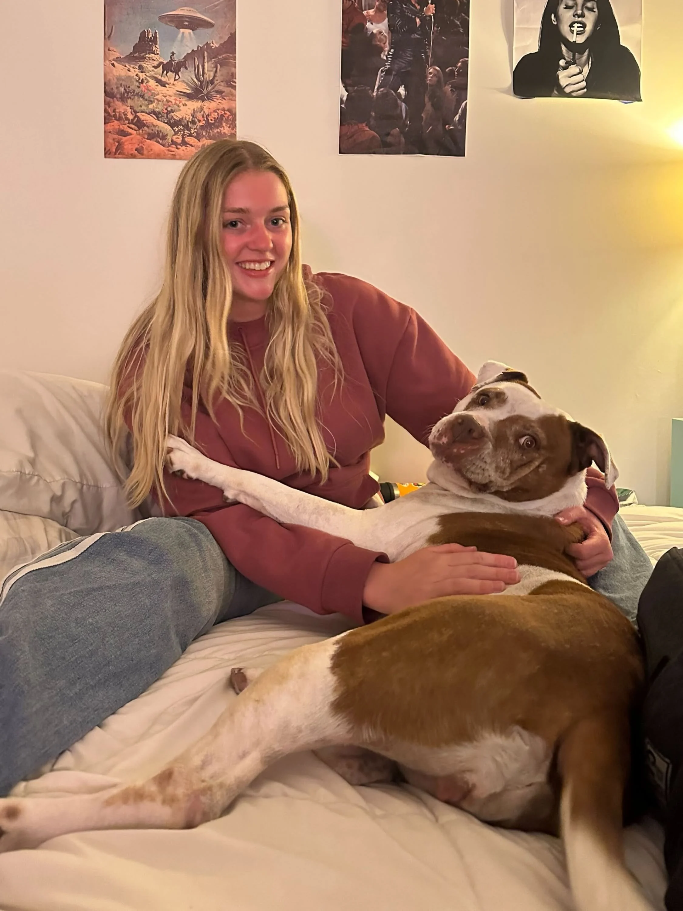 Dottie with new family