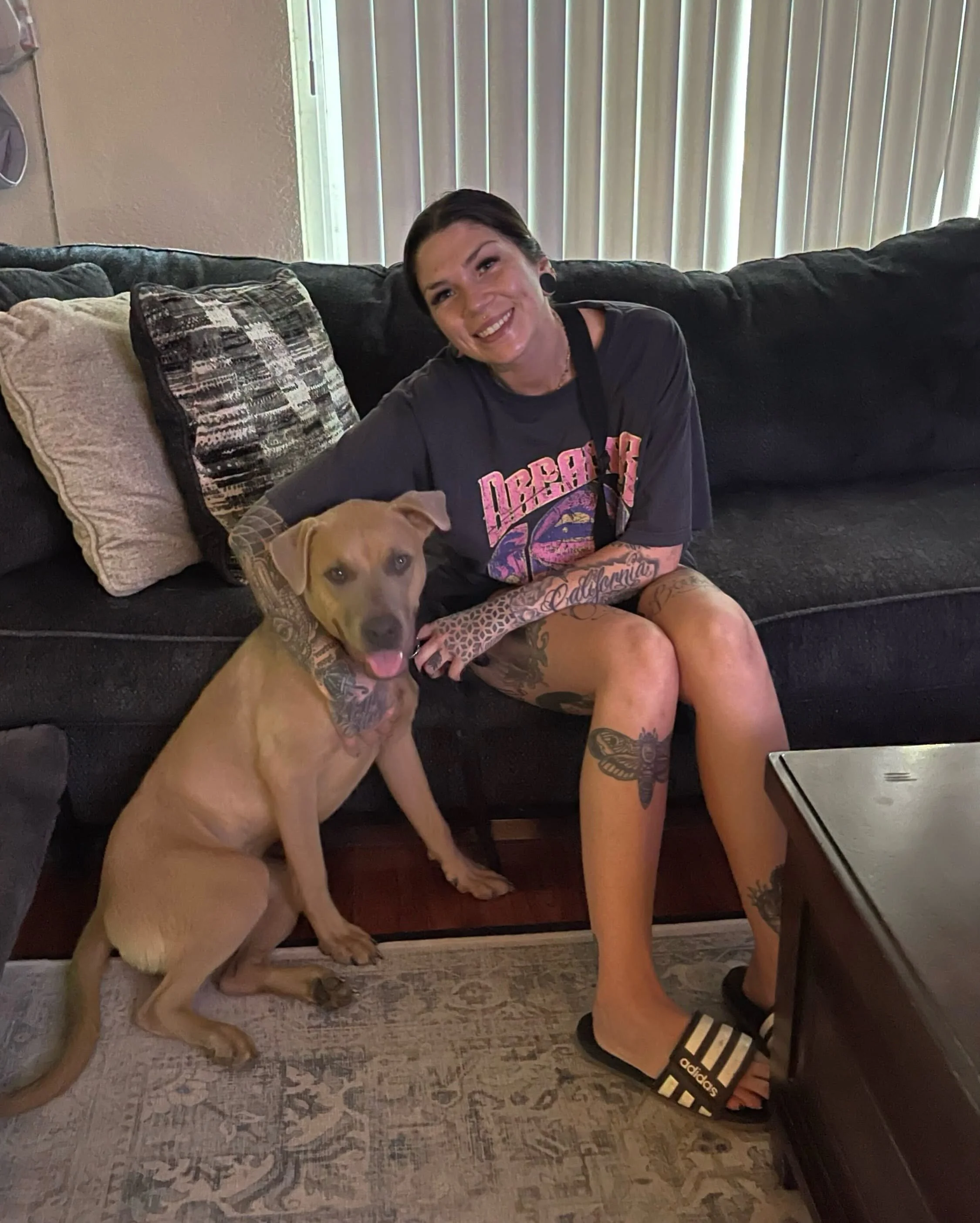 Dawson with new family