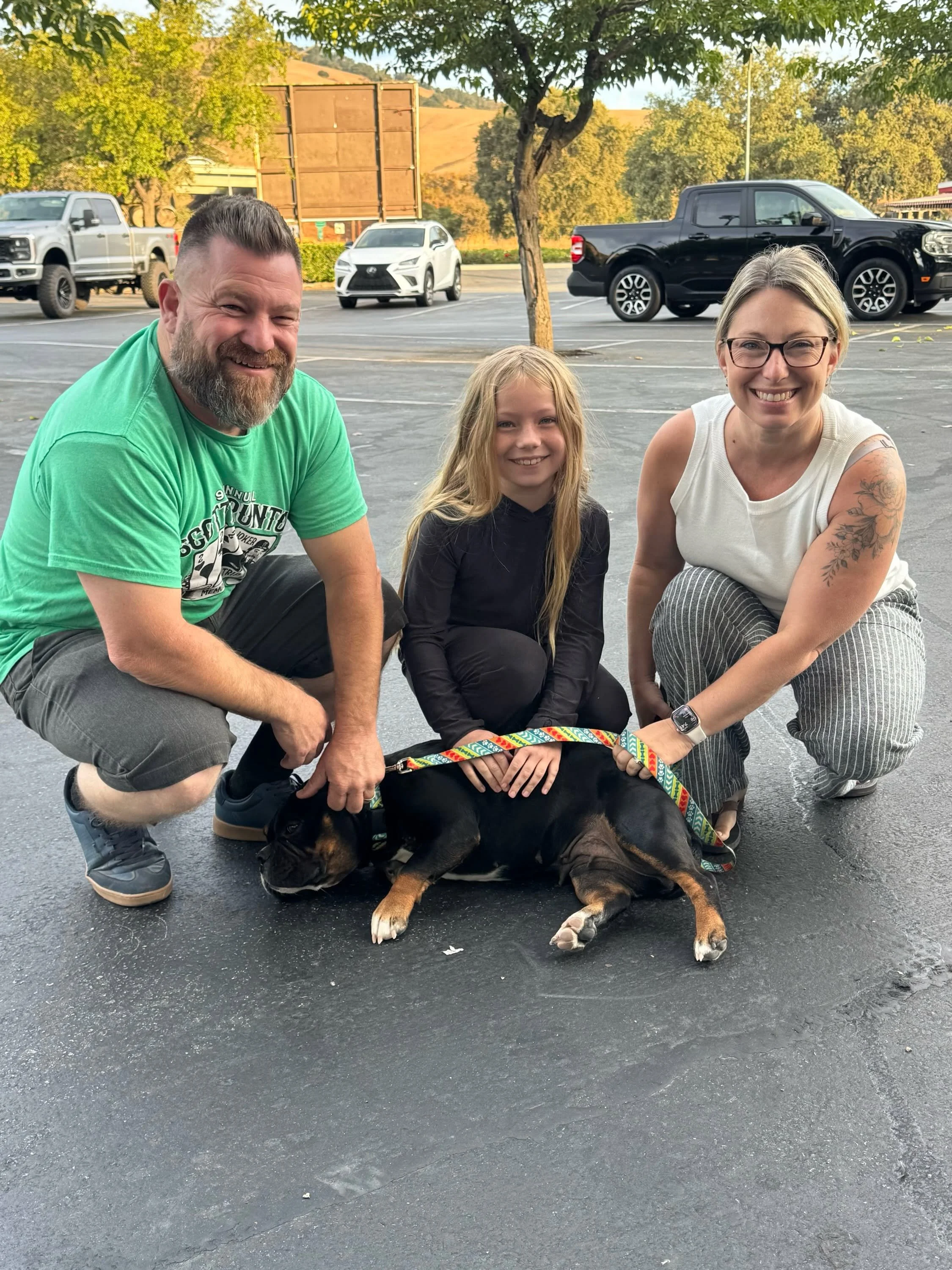Bridgette with new family