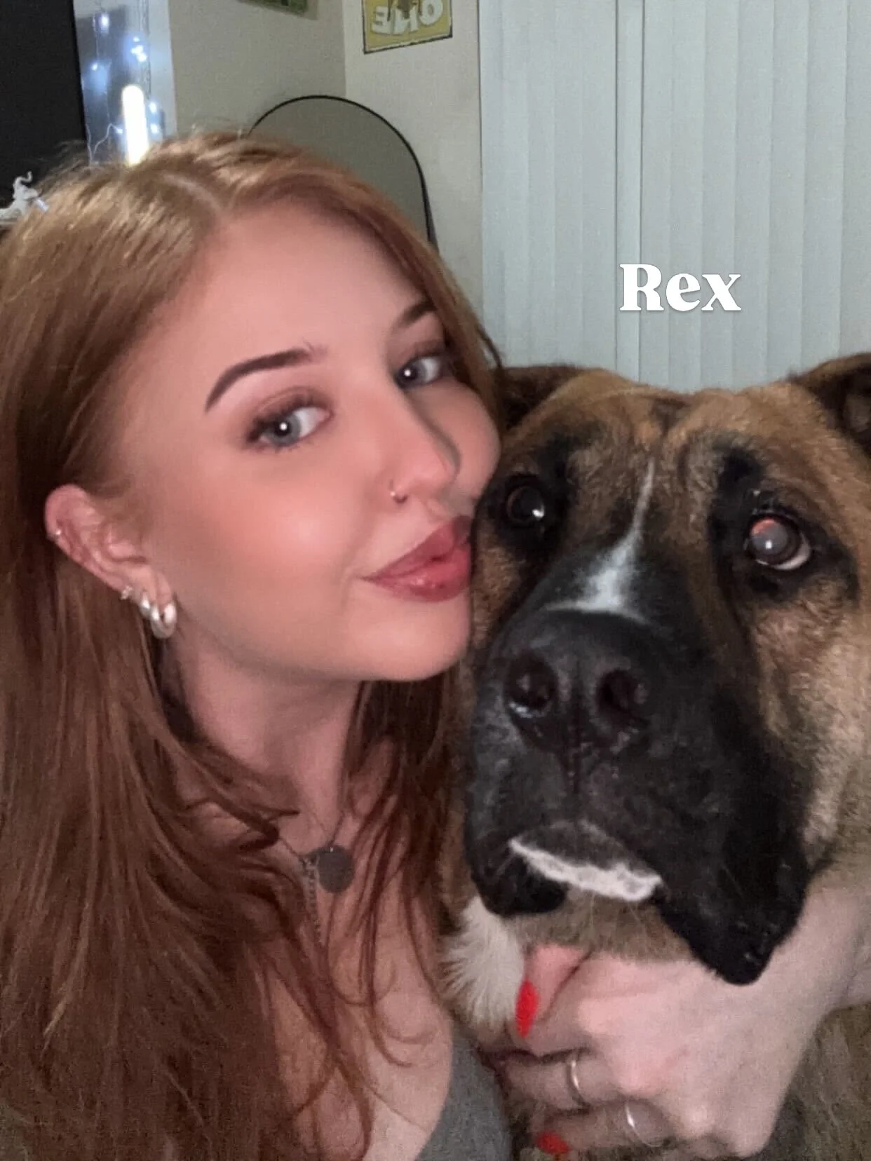 Rex with new family