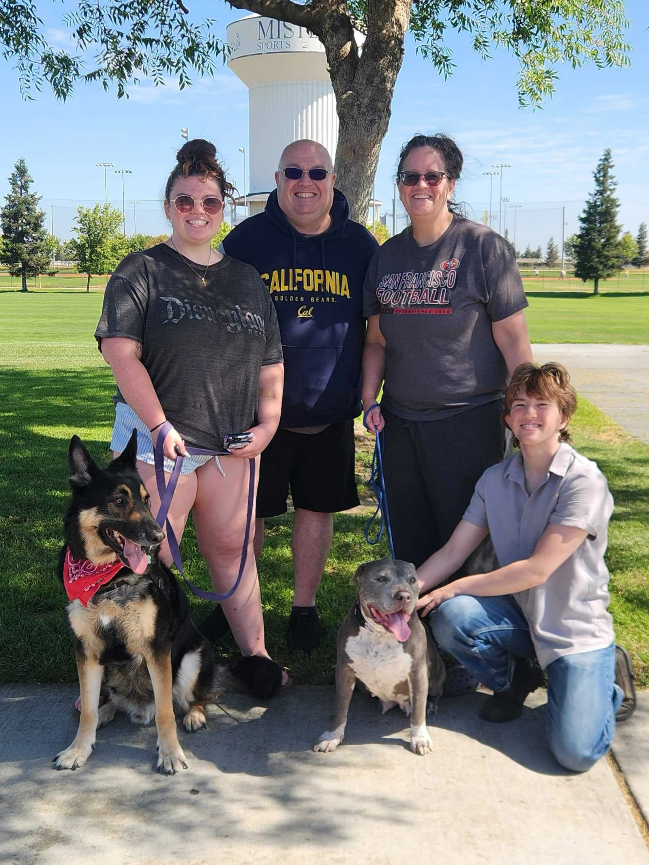 Madison with new family